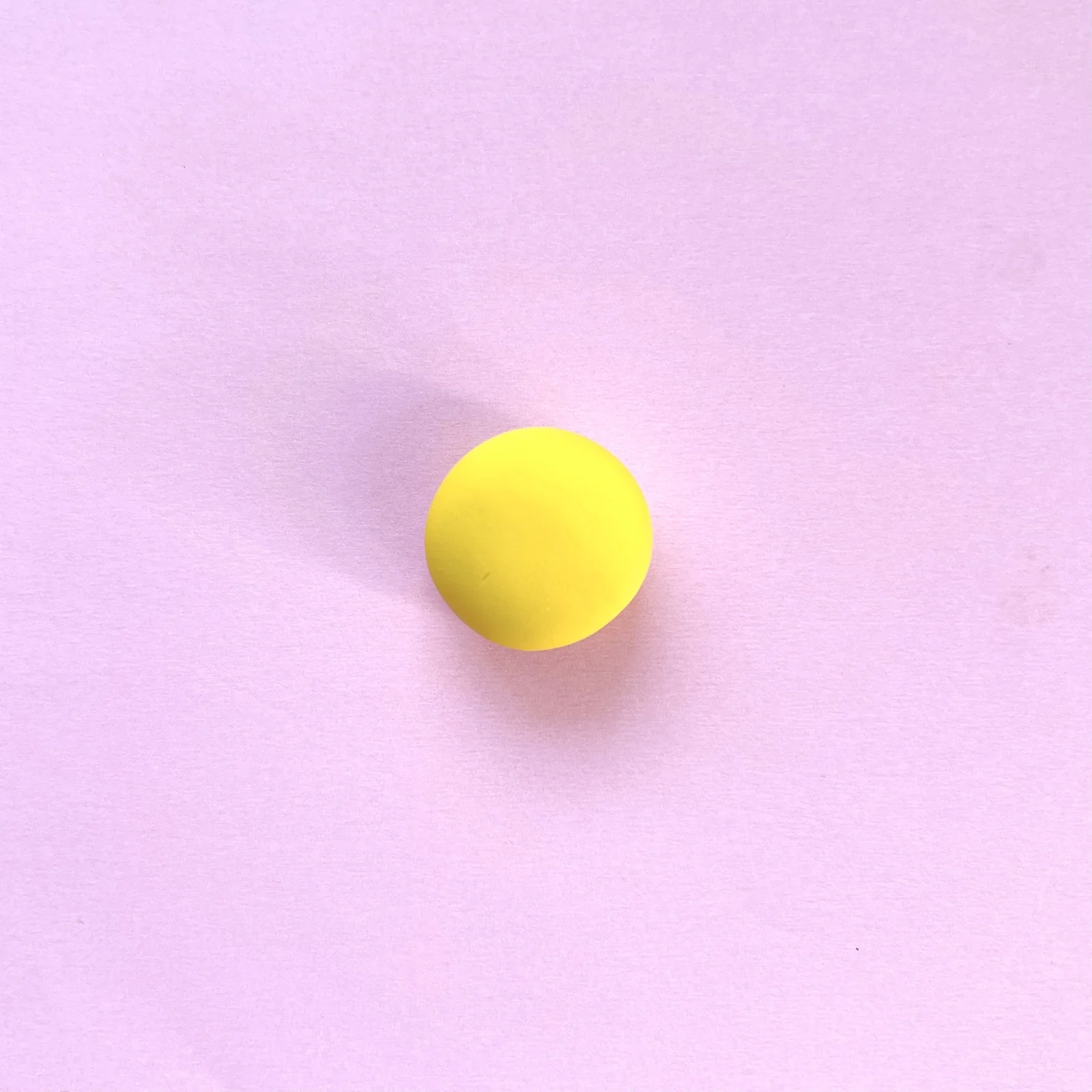 Step 1 of the mini clay animal erasers tutorial: shape the giraffe's head